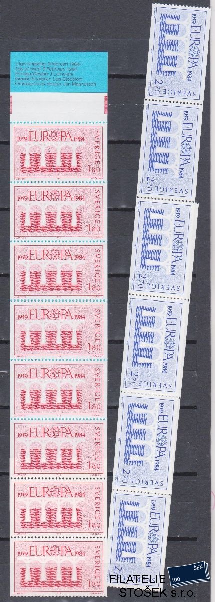 Švédsko známky Mi 1270-71 Sešitek + 10 známek