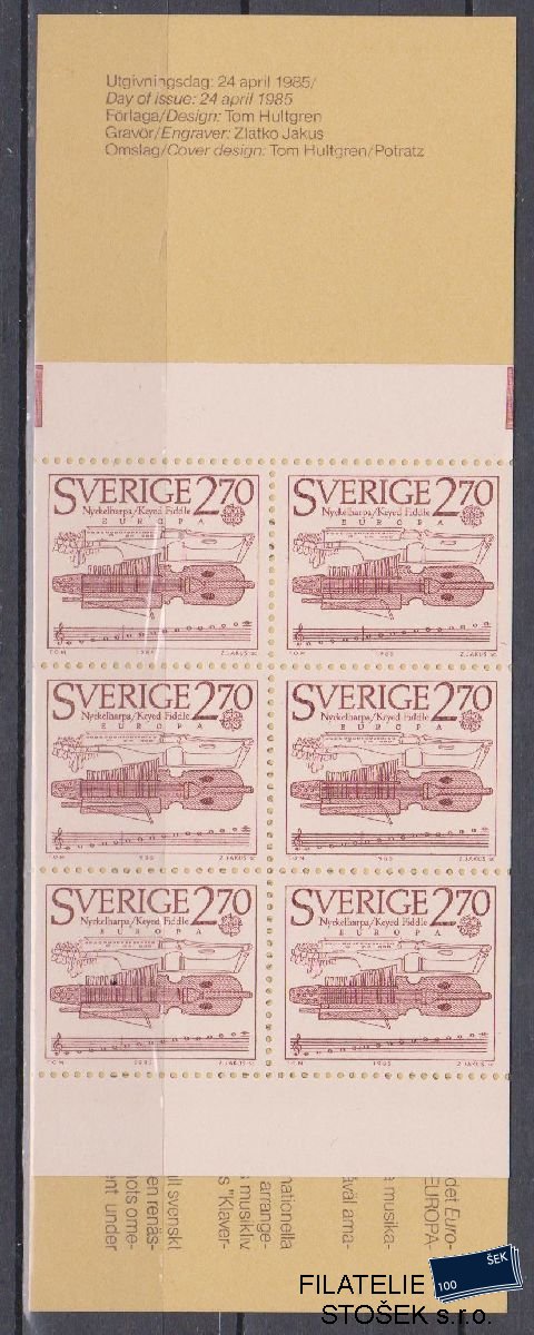 Švédsko známky Mi 1329 Sešitek