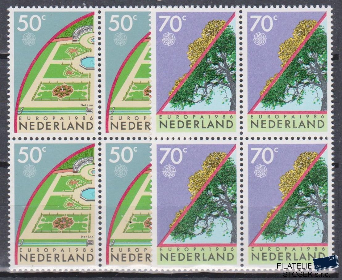 Holandsko známky Mi 1292-93 4 Blok