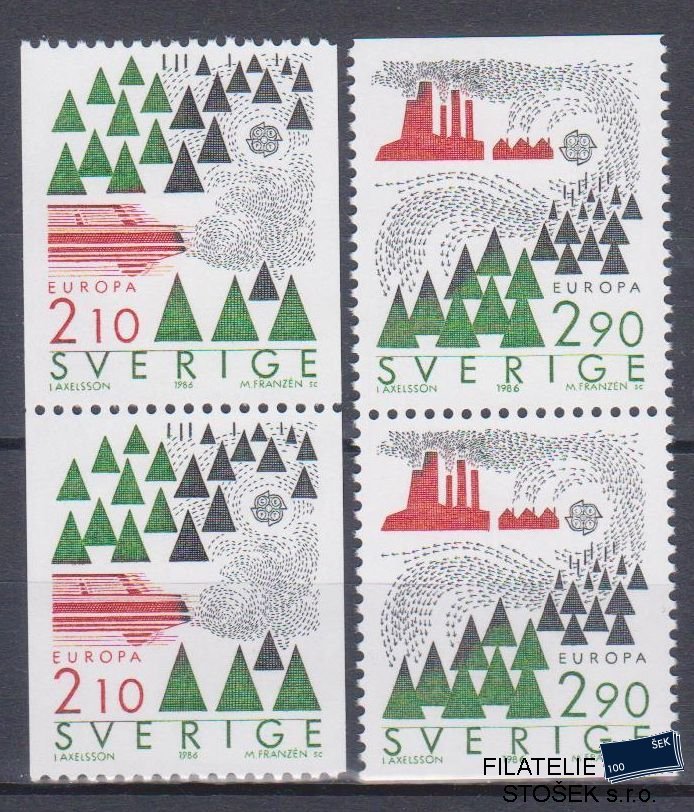Švédsko známky Mi 1397-98 Spojky
