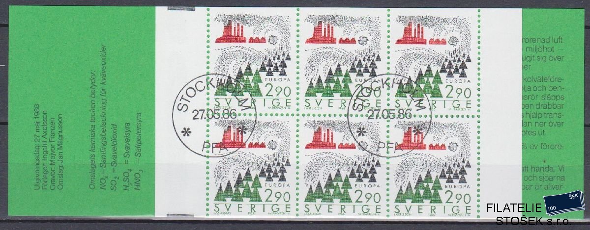 Švédsko známky Mi 1398 Sešitek