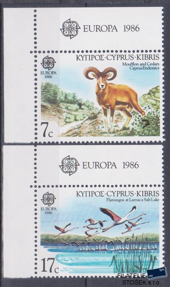 Kypr známky Mi 655-56 Rohové