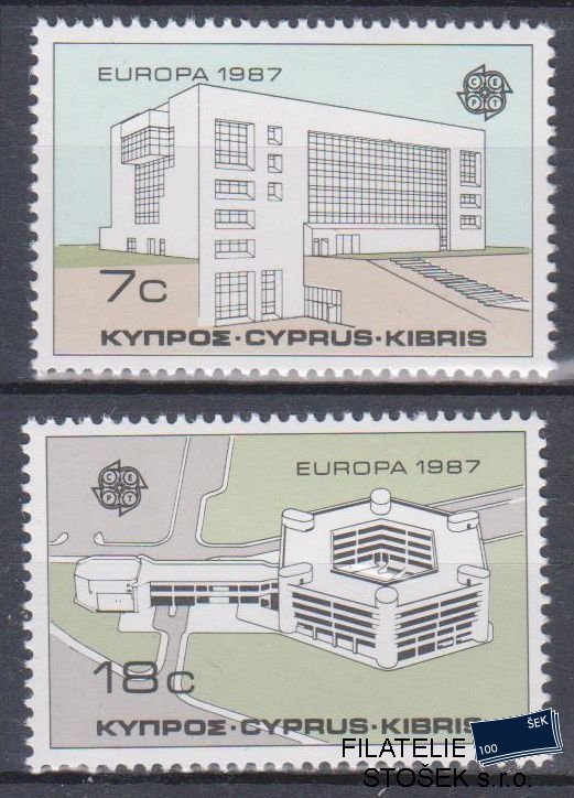 Kypr známky Mi 681-82