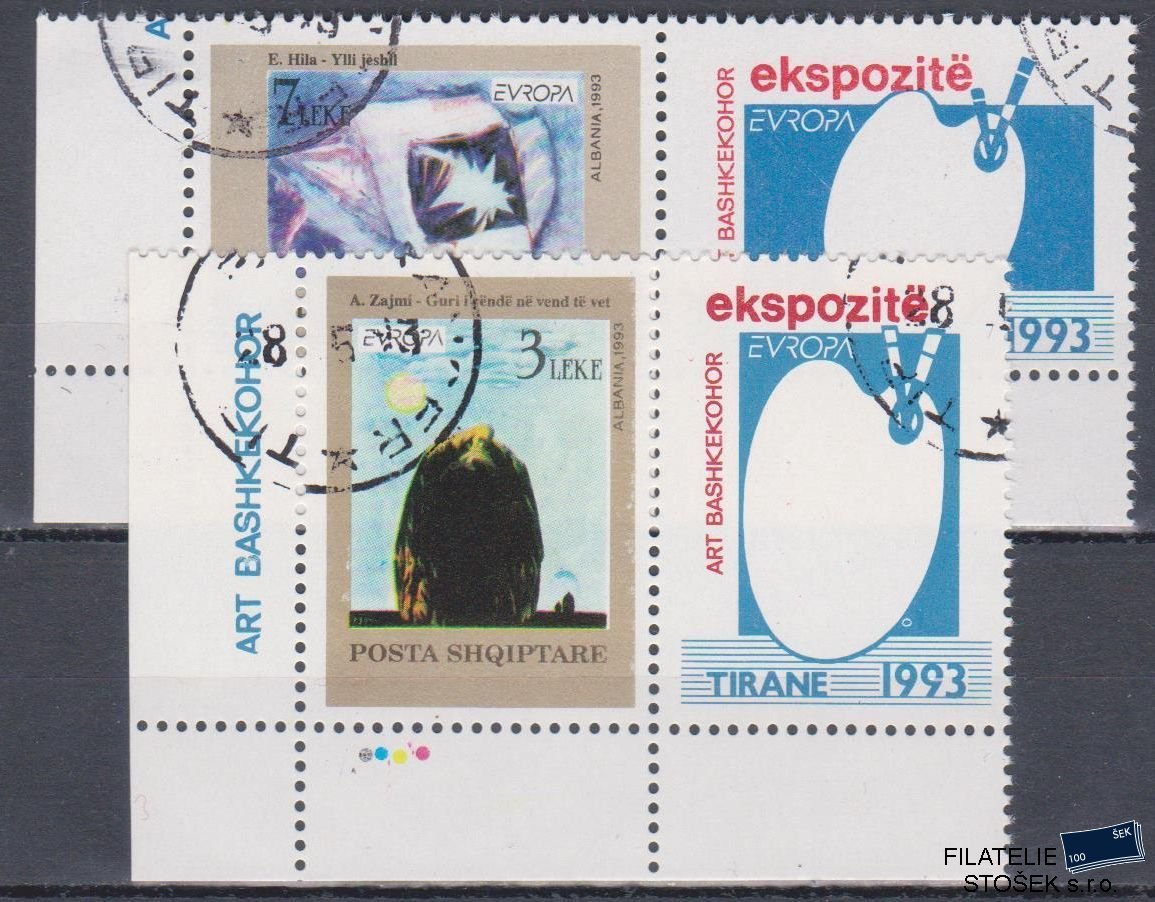 Albánie známky Mi 2529-30 K