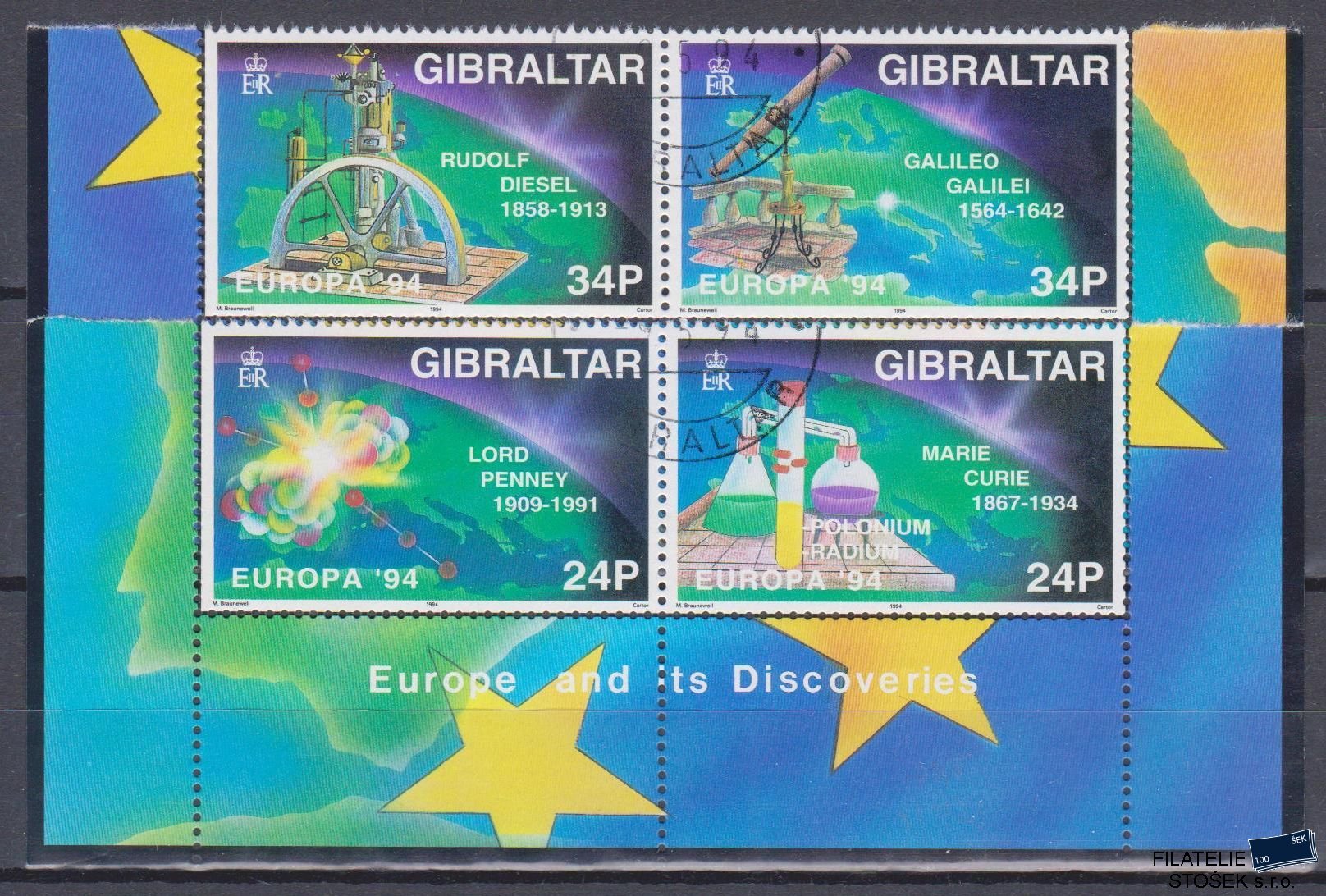 Gibraltar známky Mi 683-86