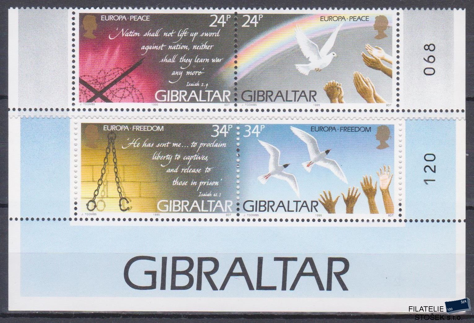 Gibraltar známky Mi 710-13