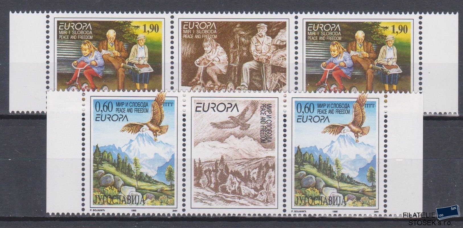 Jugoslávie známky Mi 2712-13 Spojka