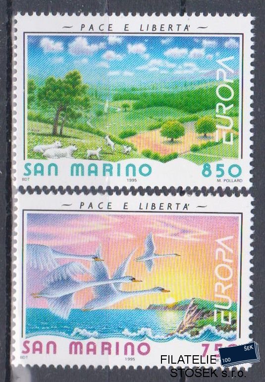 San Marino známky Mi 1607-8