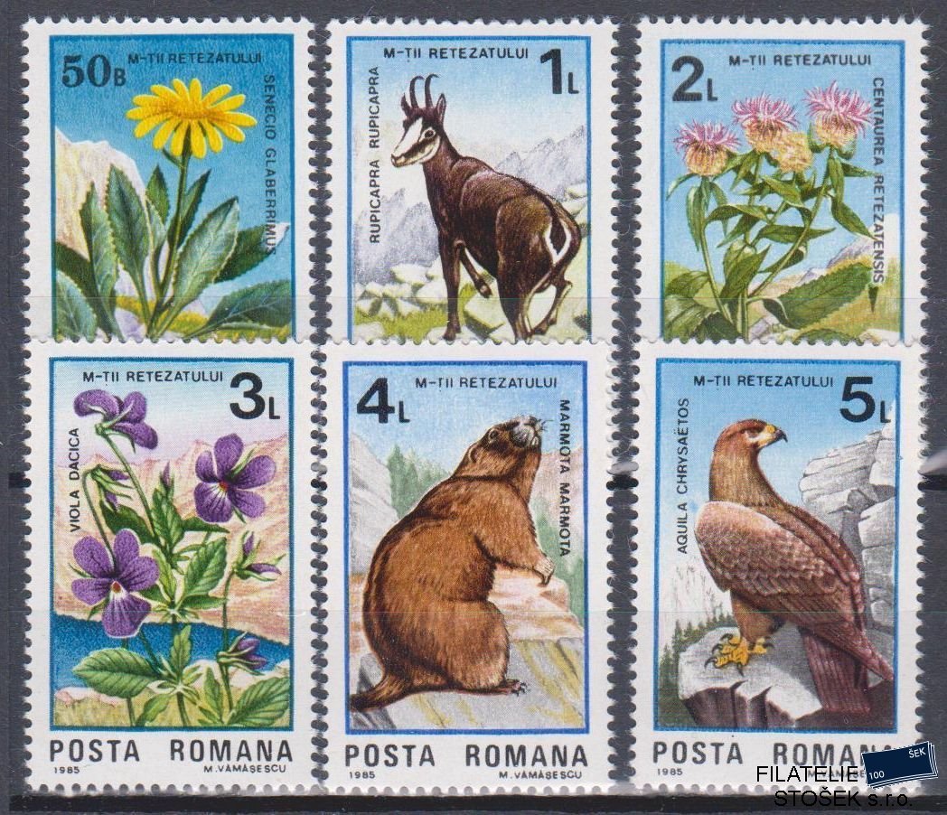 Rumunsko známky Mi 4172-77