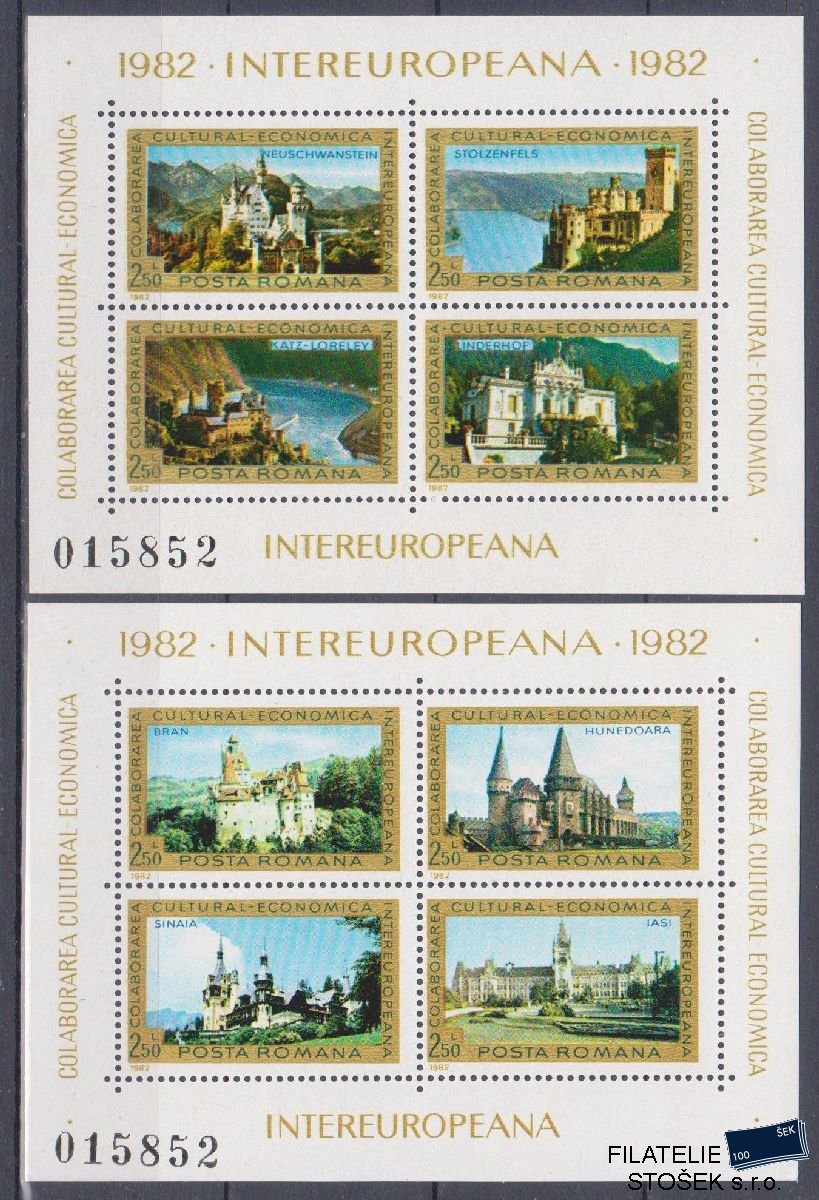 Rumunsko známky Mi Blok 186-87