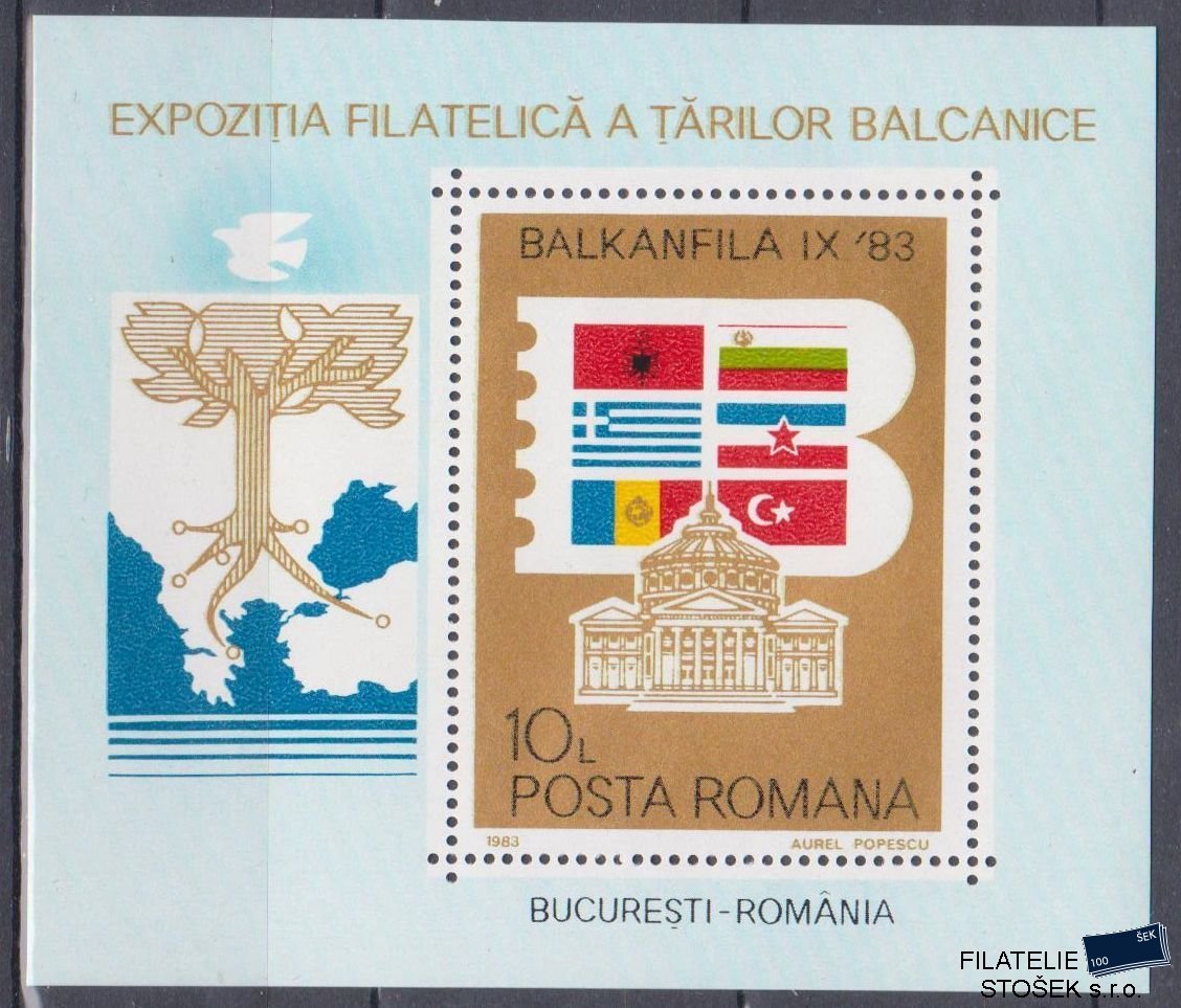 Rumunsko známky Mi Blok 197