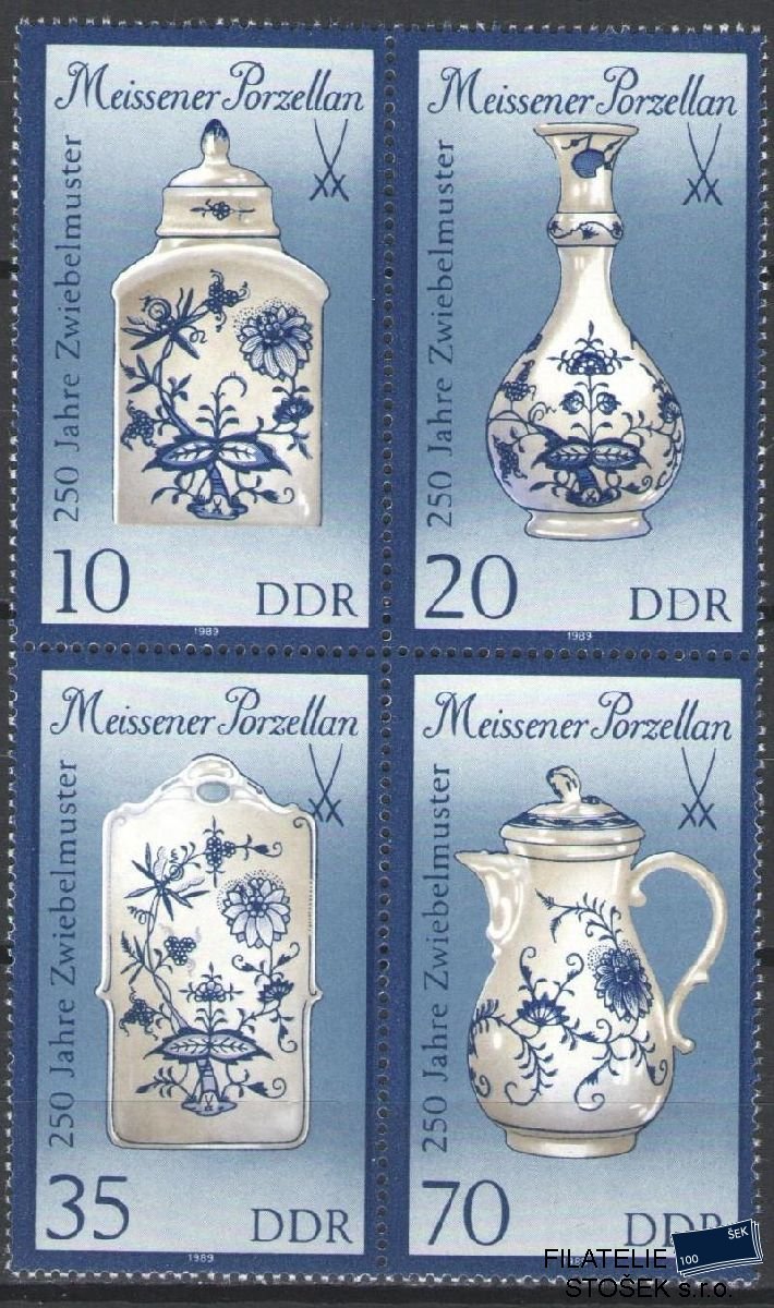 NDR známky Mi 3241-44 4 Blok