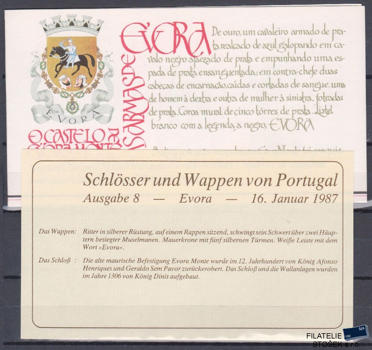 Portugalsko známky Mi 1708 MH