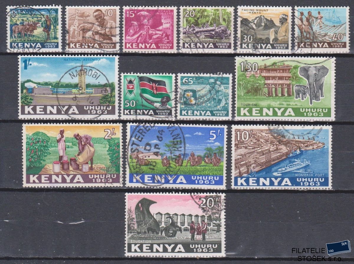 Kenya známky Mi 1-14