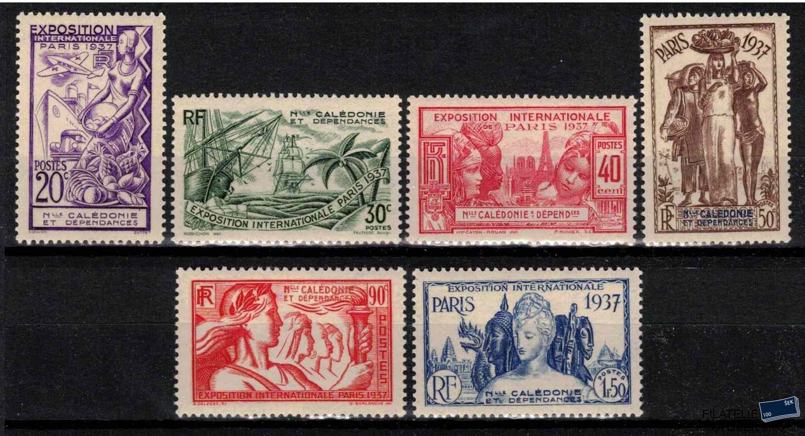 N. Calédonie známky 1937 Exposition internationale de Paris