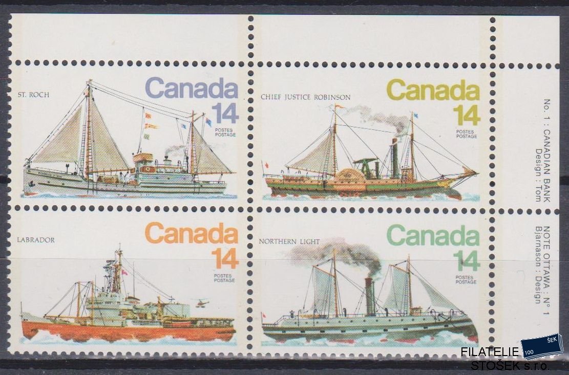 Kanada známky Mi 711-14