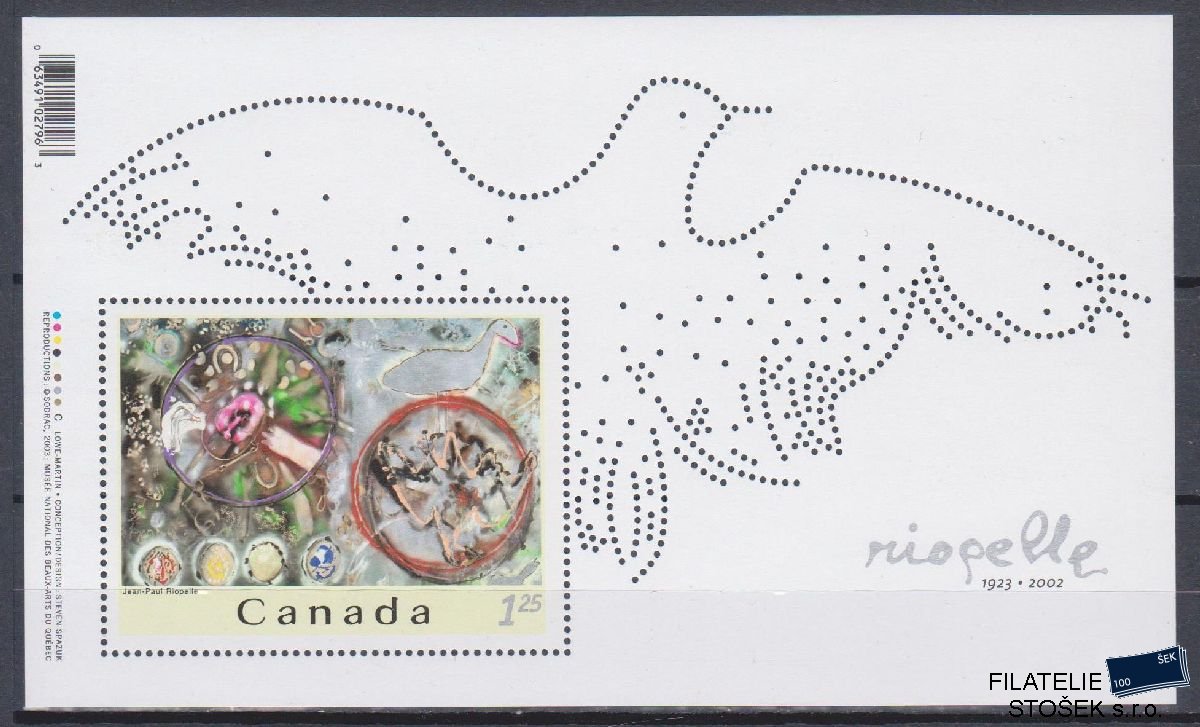 Kanada známky Mi Blok 66