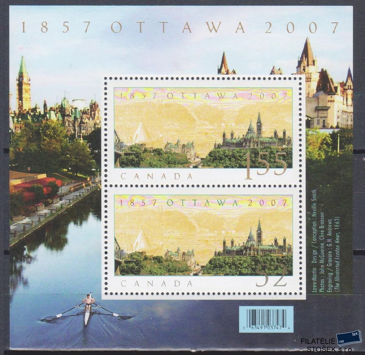 Kanada známky Mi Blok 94