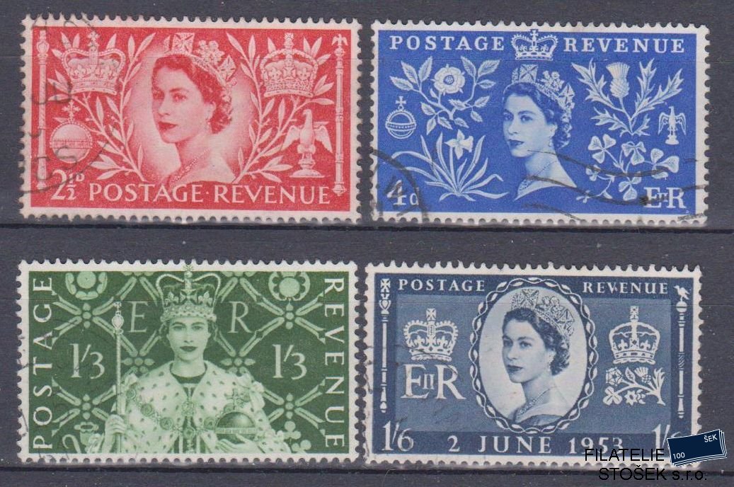 Anglie známky 274-77