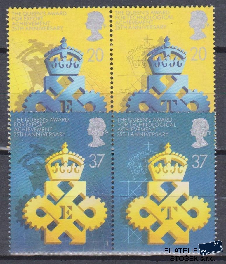 Anglie známky Mi 1266-69