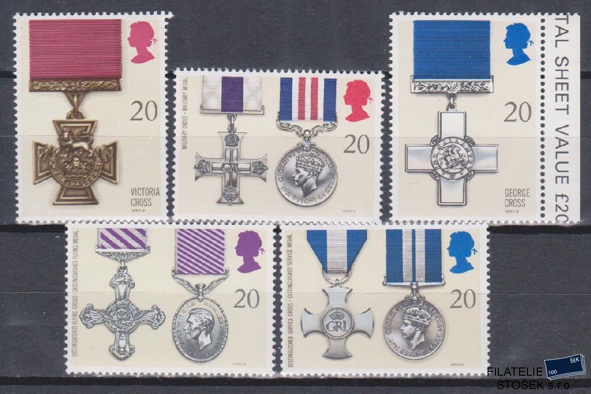 Anglie známky Mi 1290-94