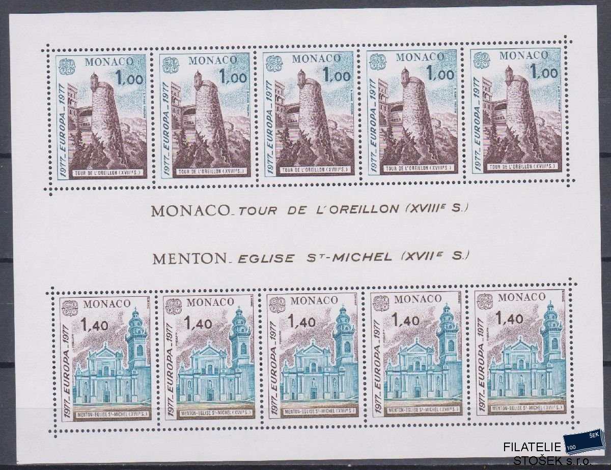 Monako známky Mi Blok 11