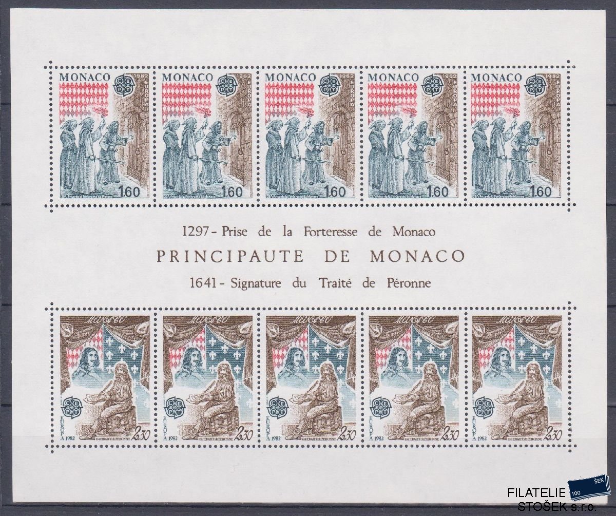 Monako známky Mi Blok 19