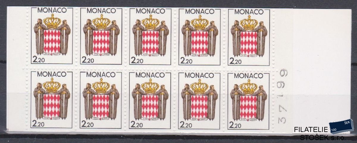 Monako známky Mi 1832 Sešitek
