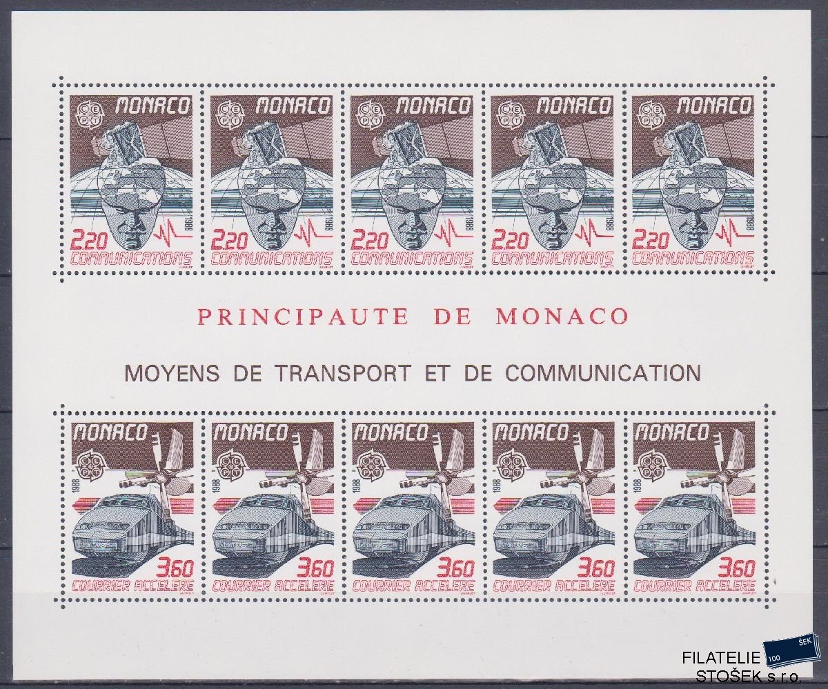 Monako známky Mi Blok 39