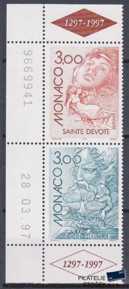 Monako známky Mi 2355-56