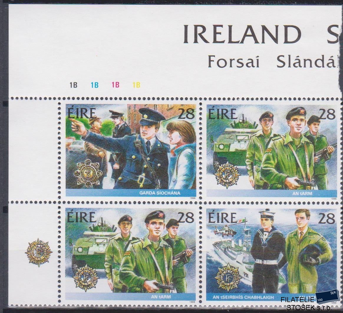 Irsko známky Mi 658-61 4 Blok