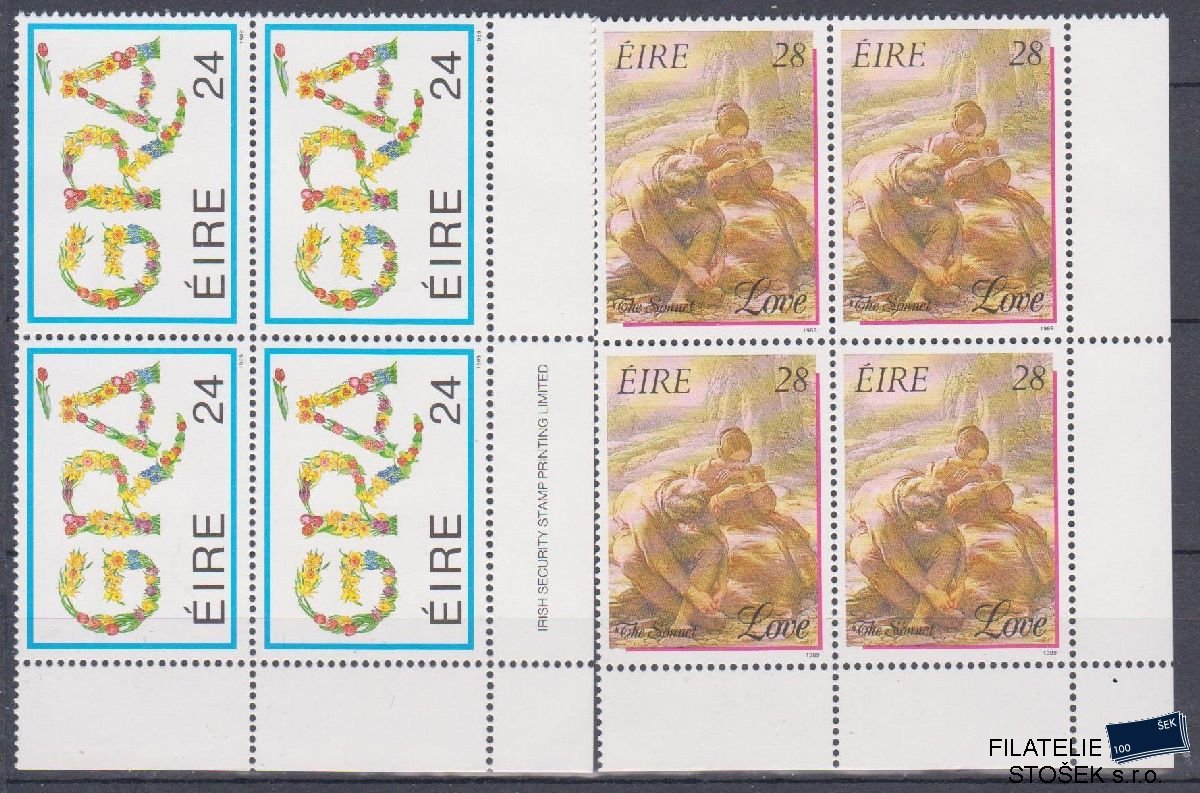 Irsko známky Mi 669-70 4 Blok