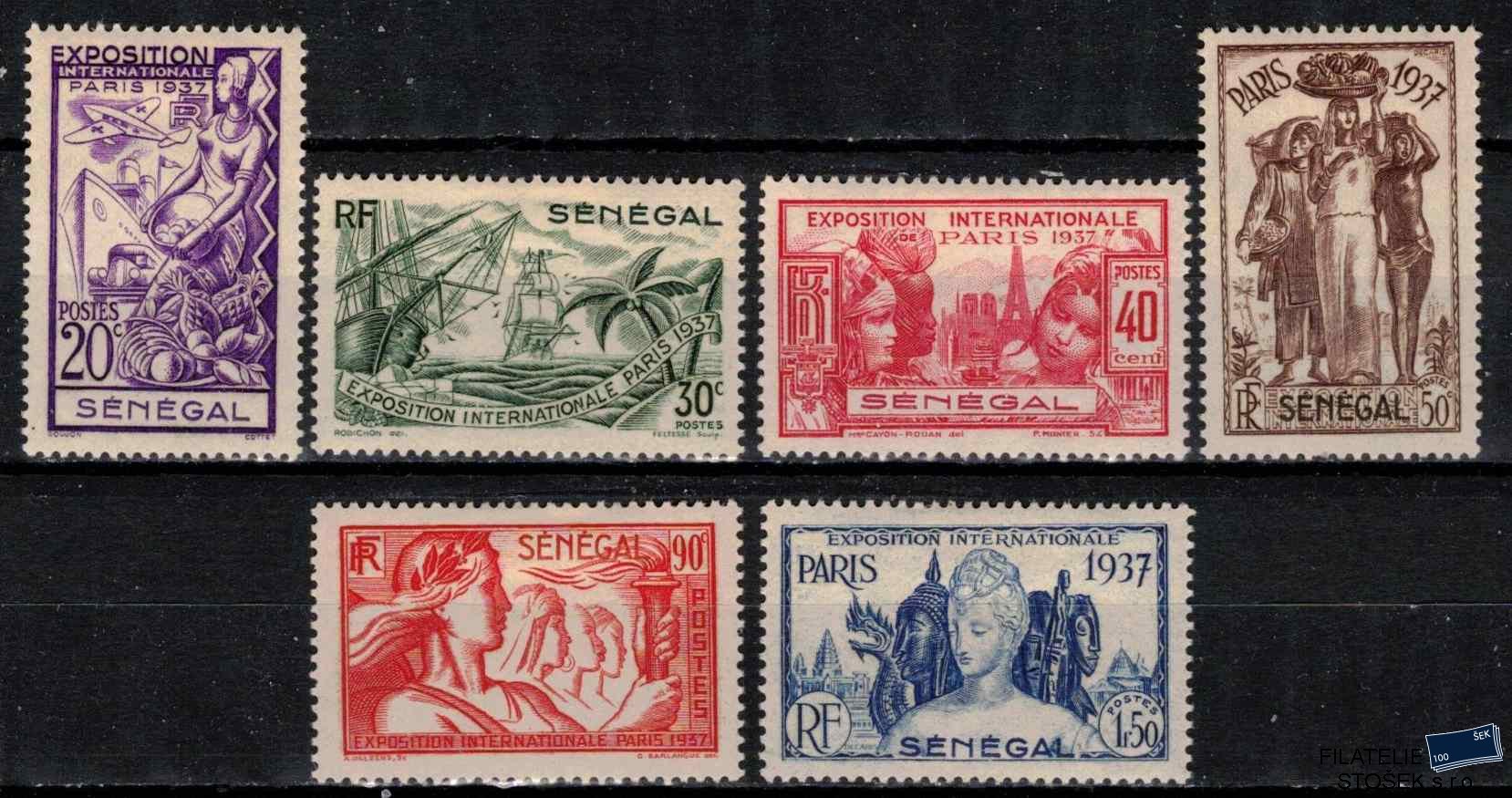 Senegal známky Yv 138-43