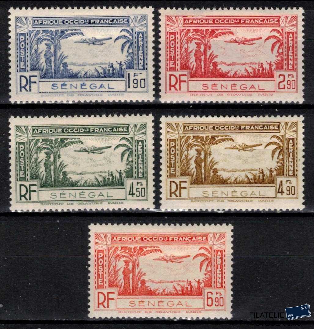 Senegal známky Yv PA 13-17