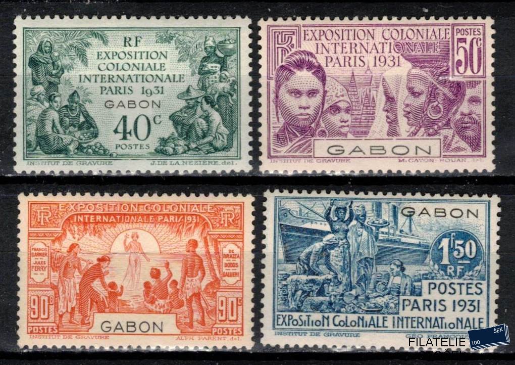 Gabon známky Yv 121-4