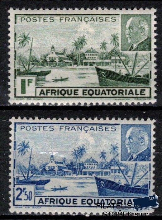 Afr. equatoriale známky Yv 90-1