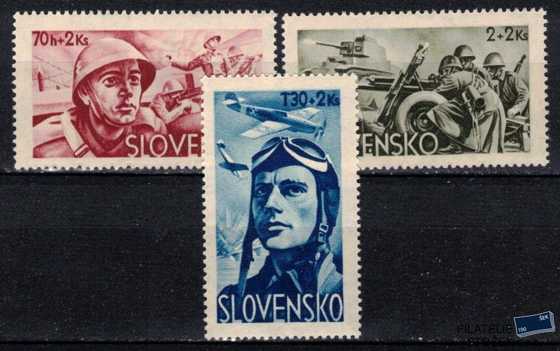 Slovensko známky 87-9