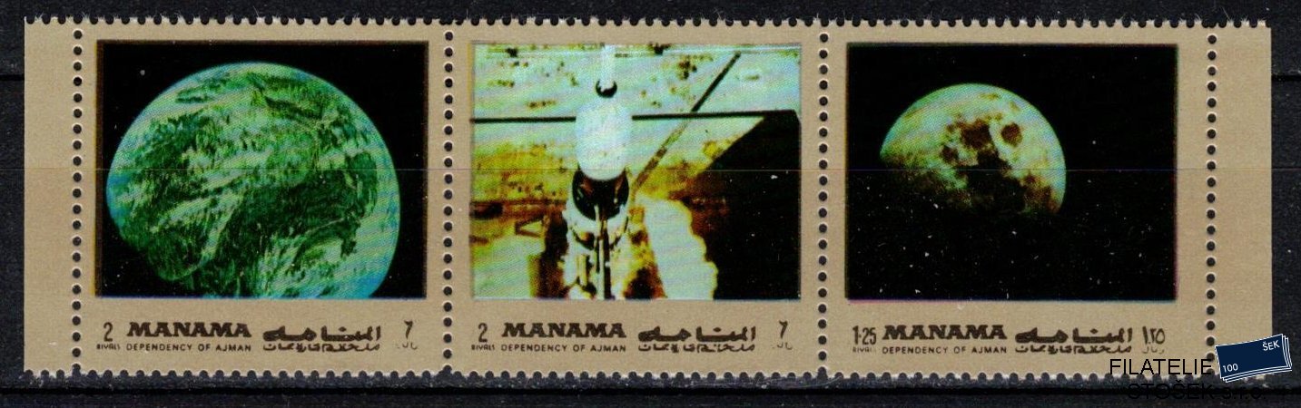 Ajman-Manama známky Mi 945 a ex