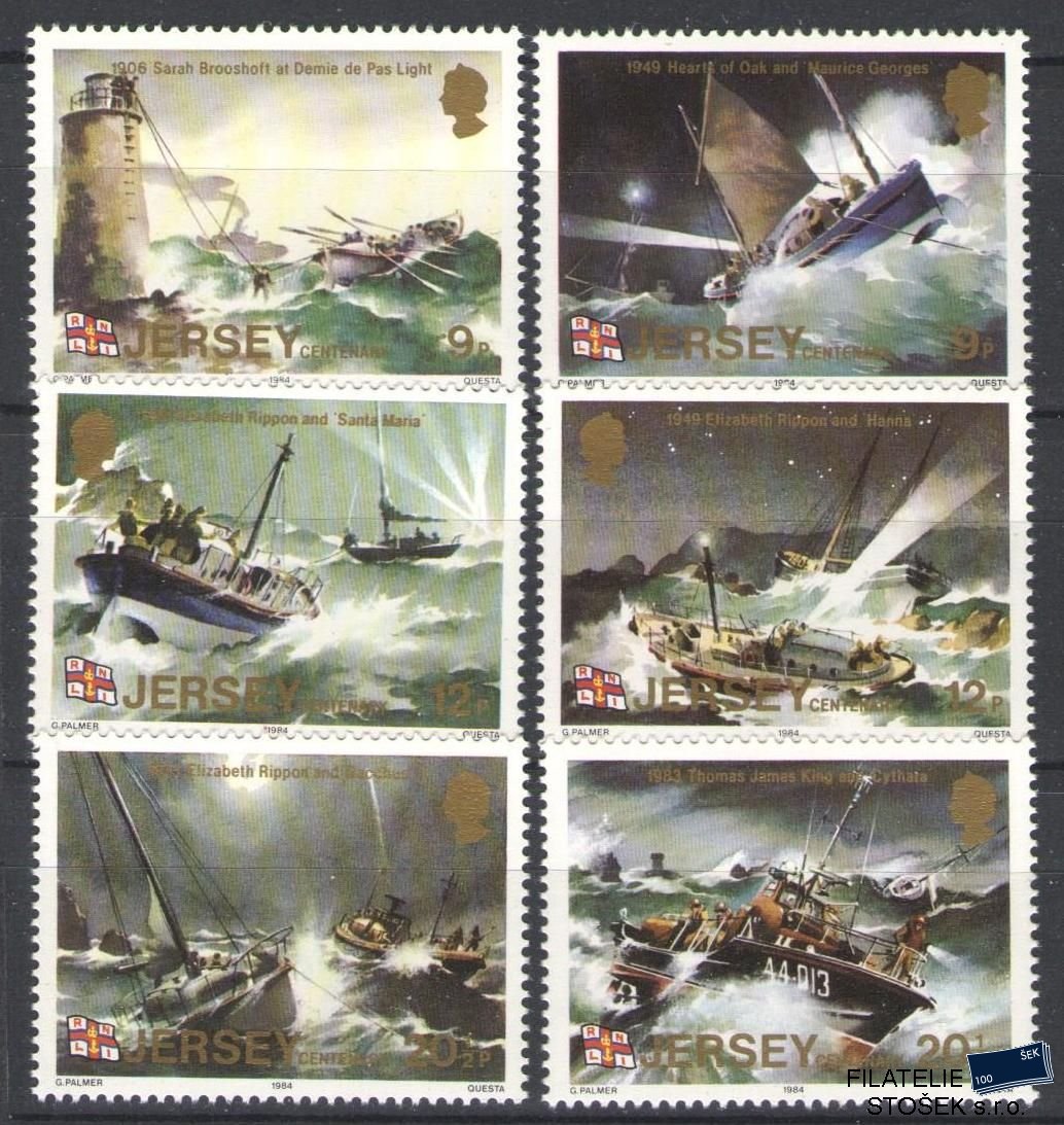 Jersey známky Mi 324-29