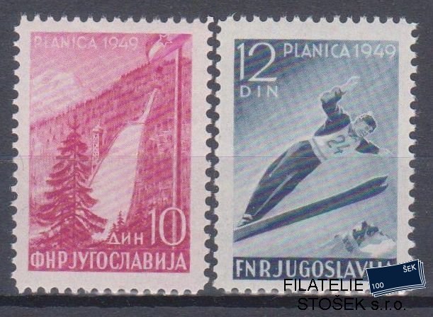 Jugoslávie známky Mi 570-71