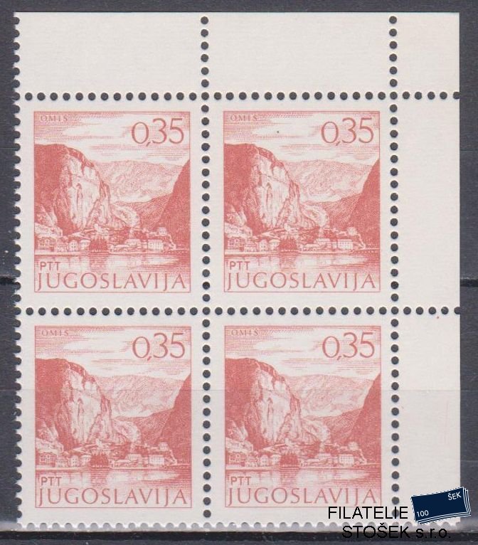Jugoslávie známky Mi 1516 4 Blok