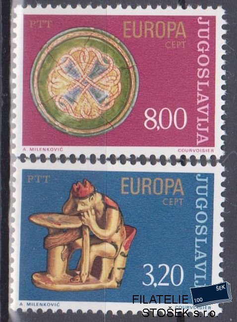 Jugoslávie známky Mi 1535-36