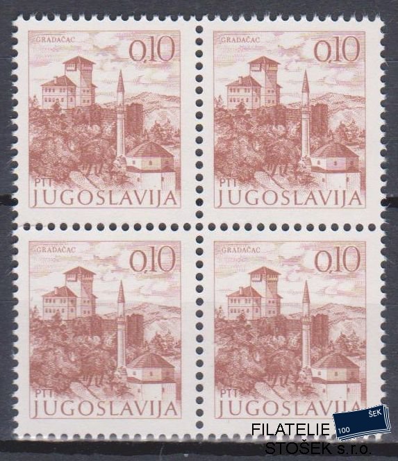 Jugoslávie známky Mi 1465 4 Blok