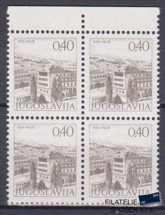 Jugoslávie známky Mi 1481 4 Blok