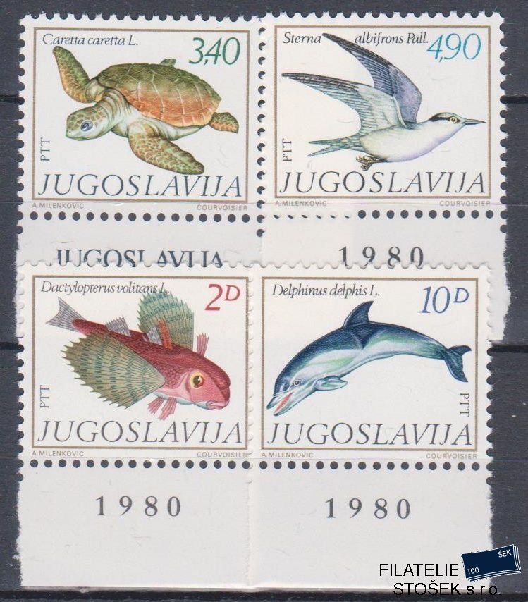 Jugoslávie známky Mi 1834-37
