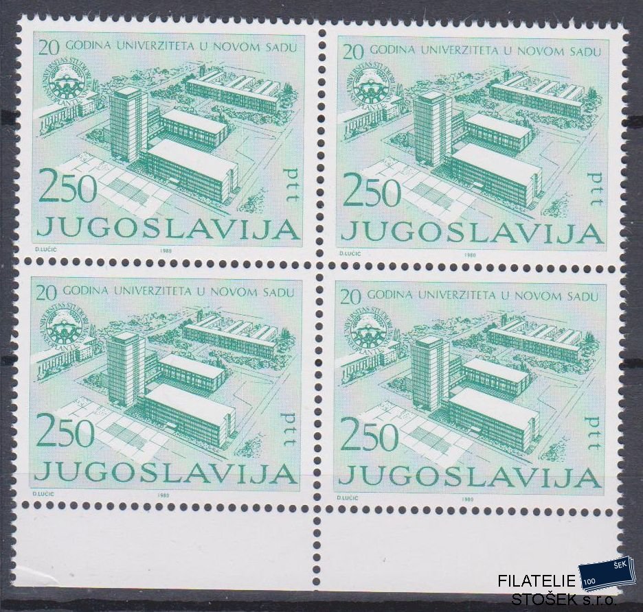 Jugoslávie známky Mi 1846 4 Blok
