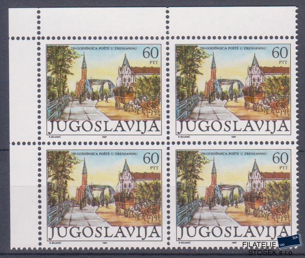 Jugoslávie známky Mi 2229 4 Blok