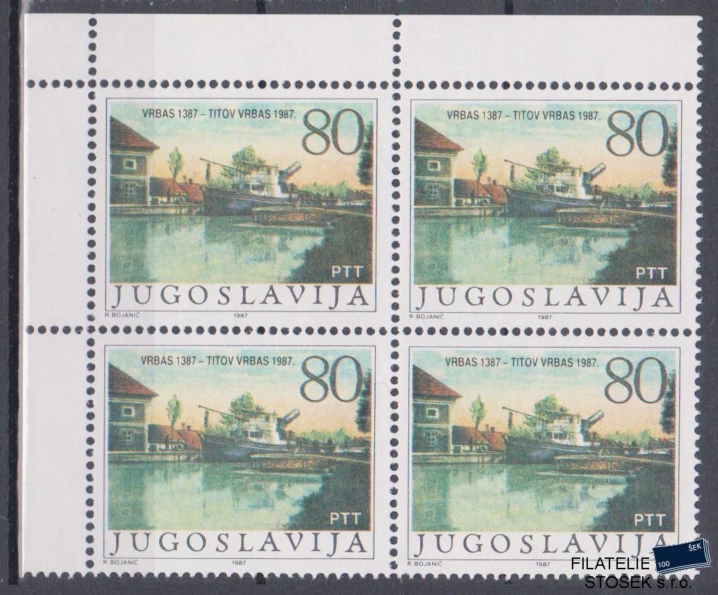 Jugoslávie známky Mi 2245 4 Blok