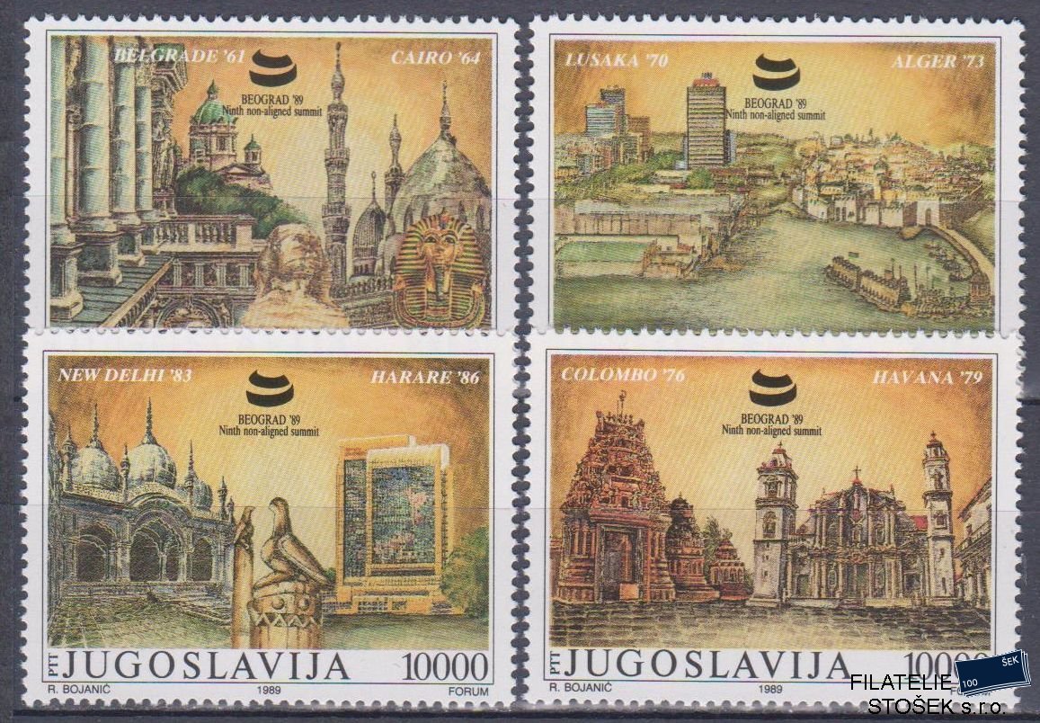 Jugoslávie známky Mi 2369-72