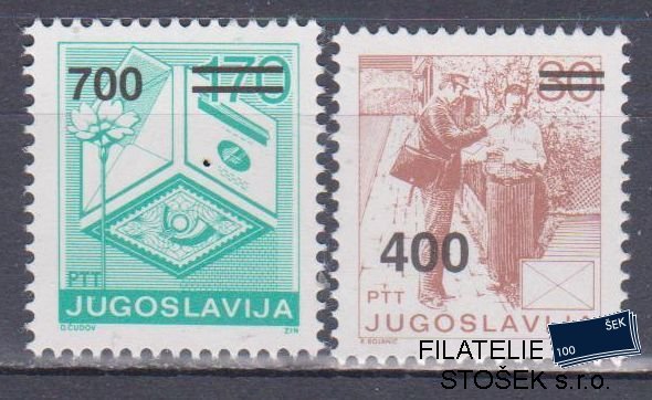 Jugoslávie známky Mi 2363-64